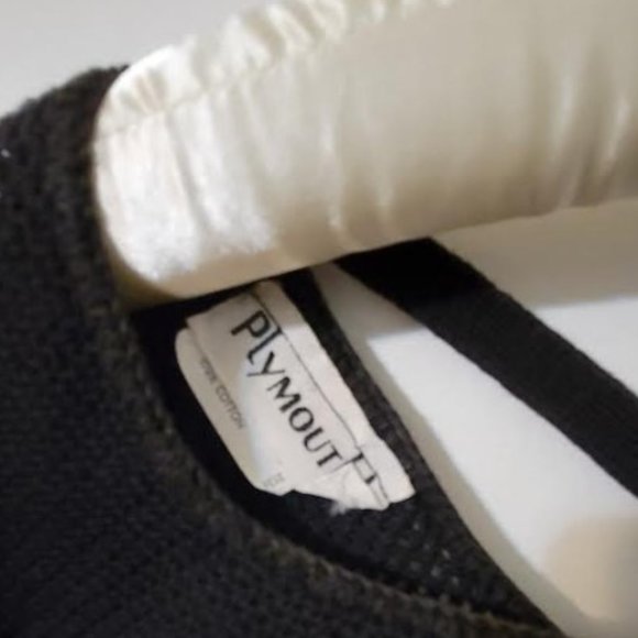 80s Fishnet Crochet Sweater by Plymouth. SZ S/M. Goth, New Wave, Vintage - Picture 2 of 5